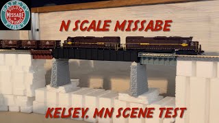 N Scale: Missabe Coffee Table - Kelsey, MN Scene Test (DM&IR)