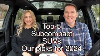 Top-5 Subcompact SUVs for 2024 // We just don't agree on one...