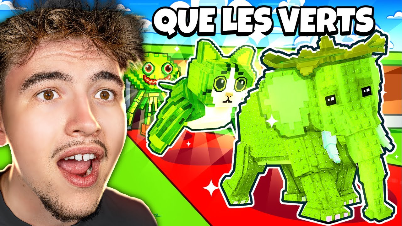 Je peux UNIQUEMENT avoir des Brainrots VERTS sur STEAL a BRAINROT !