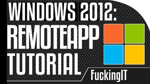 Windows 2012 - Remote Application Service
