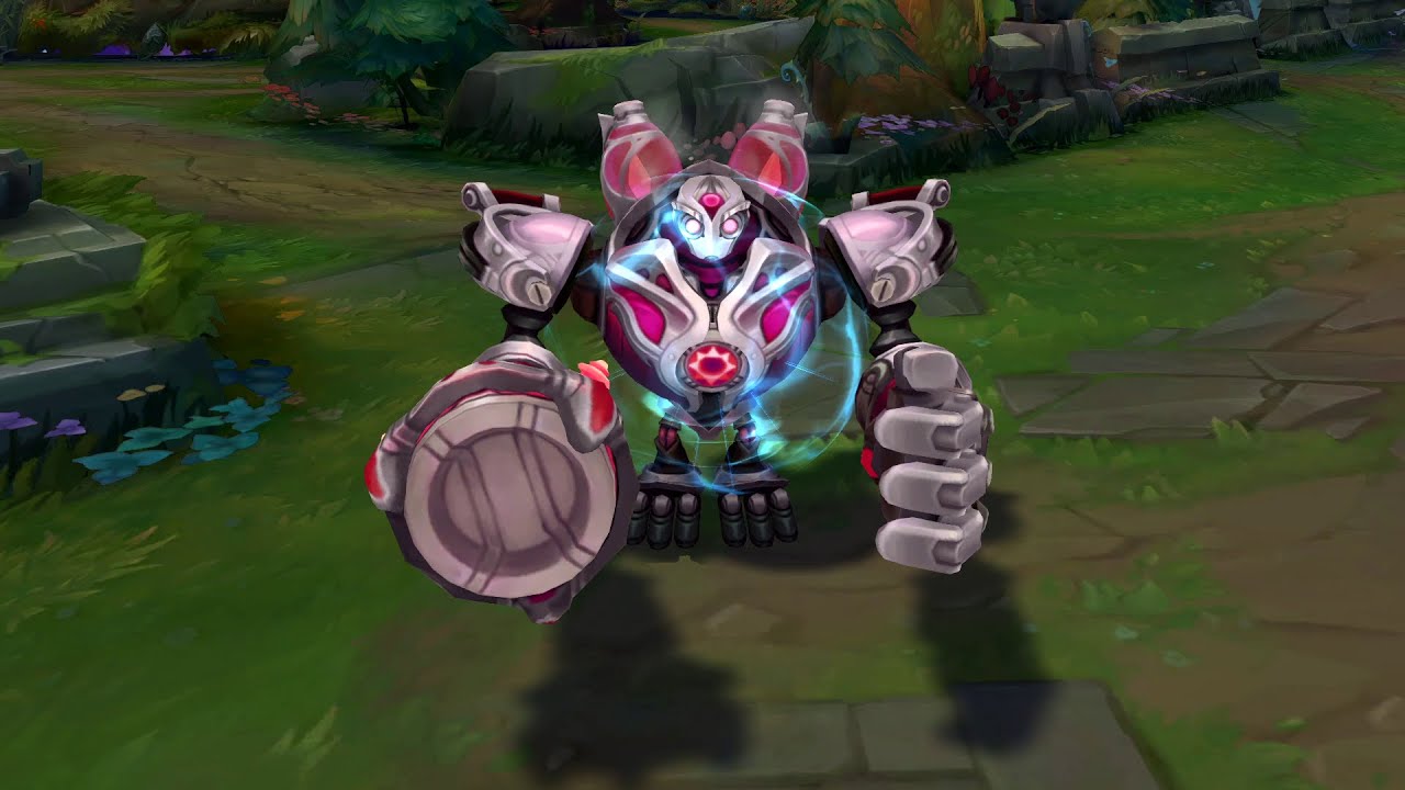 Victorious Blitzcrank Solo/Duo Grandmaster Tier Chroma Reward Skin Spotlight