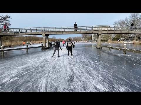Schaatsen van Maasland naar Vlaardingen