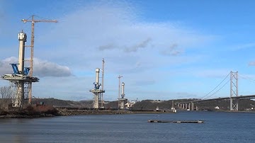 New Forth Road Bridge Queensferry Crossing Firth of Forth Scotland