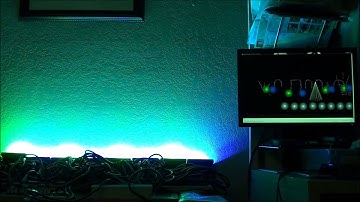 Testing Light O Ram RGB LED flood lights (a clip from the world of color show V1)