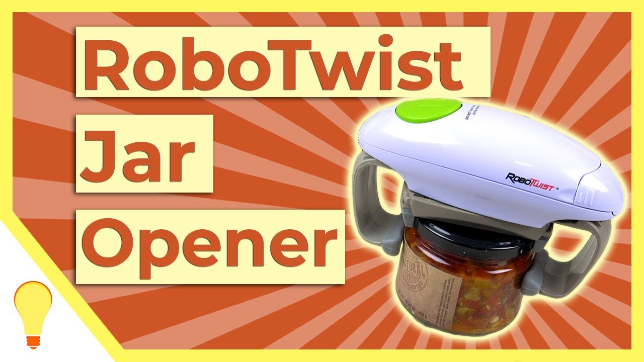 RoboTwist Hands Free Jar Opener: Open Jars With a Push of a Button! 
