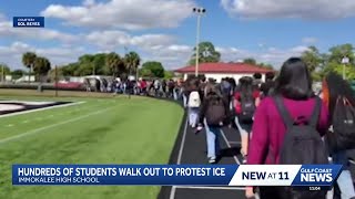 Immokalee High School students protest ICE policies without facing discipline