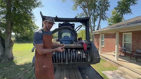 Sharpening mulcher teeth the best way!