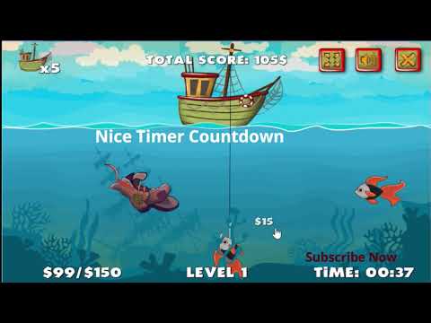 Try to catch as many fish  timer game 2021 | Tente pegar o maior número de peixes jogo temporizador
