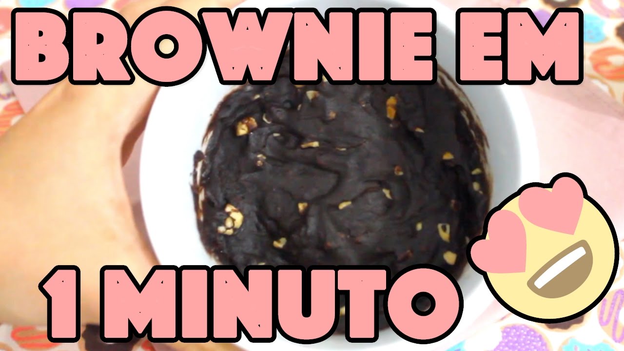 BROWNIE DE CANECA EM 1 MINUTO