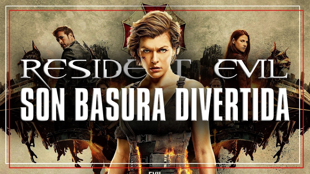 Me vi TODAS las películas de Resident Evil y son BASURA (pero me encantan)