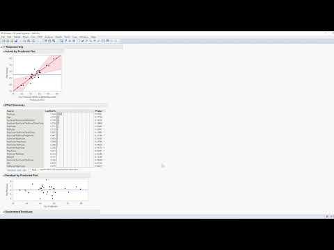 (必學)職場必學技能 - JMP 篇 Lesson 16 (Fit Model 如何算出回歸與DOE) TSMC Life & Bucket List