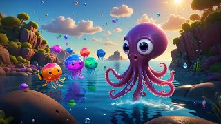 Seven Jiggly Jellies Wiggle Around Fun Nursery Rhymes Counting Songs And Preschool Learning