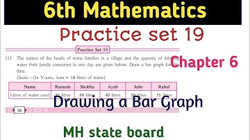 bar graph class 6 math practice set 19 |MH state board