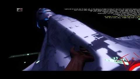 cryengine 3 spaceship exported from Blender WIP (part 1)