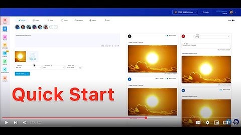 Quick Start Video