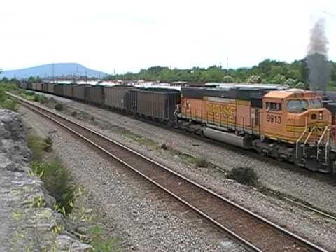 BNSF 9251 Leads NS 734 at Coffey's Cliff