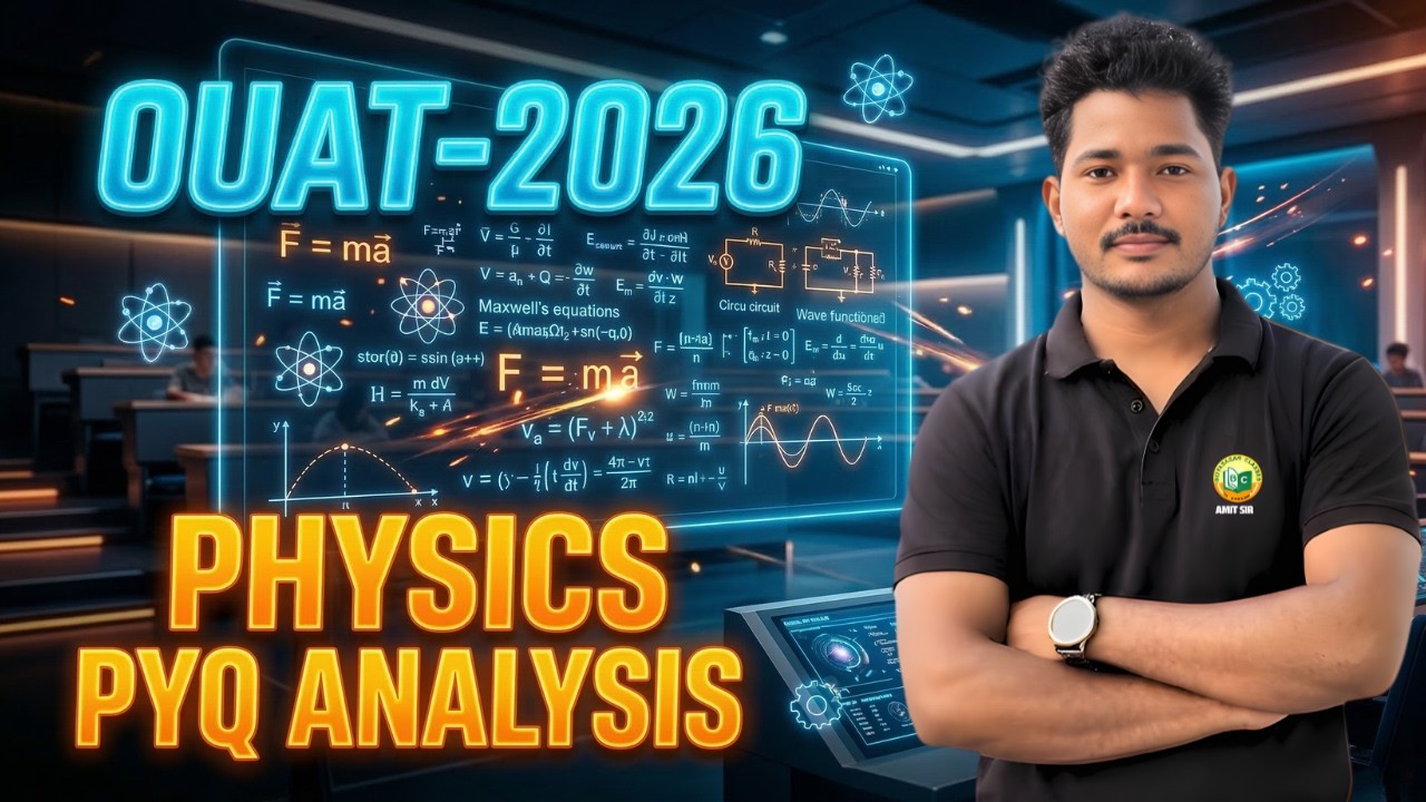 OUAT 2026 Physics PYQ Analysis 🔥 || Most Important Questions for OUAT ...