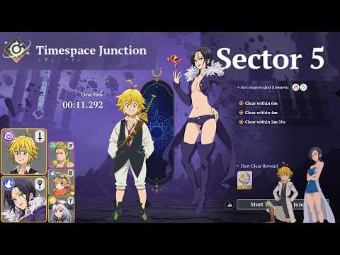 P10 Merlin and Meliodas vs Fraudrin | Timespace Junction Sector 5 | Seven Deadly Sins Origins