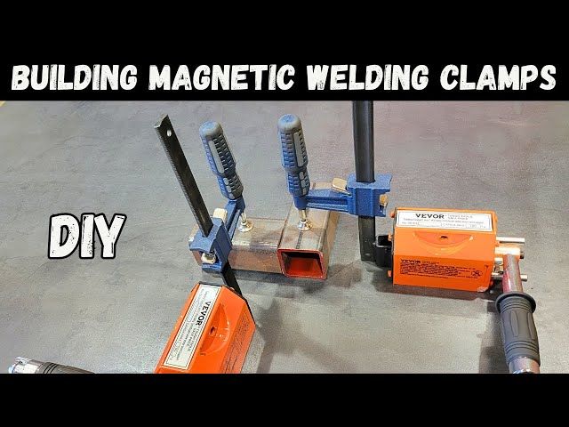 DIY magnetic welding clamp build ceramic magnets