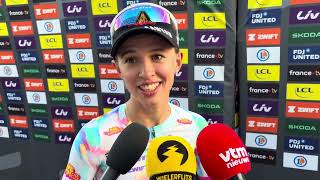 This is what KASIA NIEWIADOMA said after finishing SECOND in Tour de France Femmes 2026