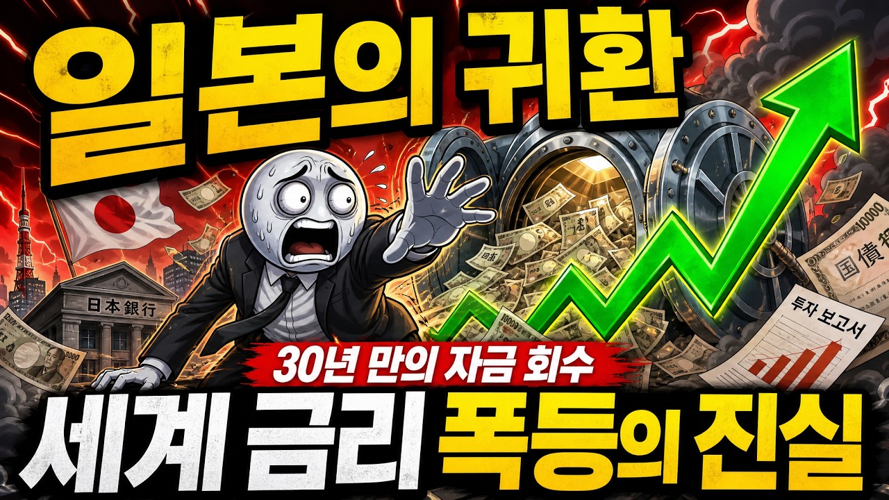 일본이 30년 만에 돈을 회수하기 시작했습니다 ㅣ 일본이 등돌리자 전세계 금리가 폭등하는 충격적 진실