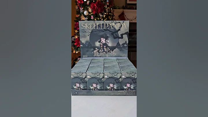 PopMart x Skullpanda: Ink Plum Blossom Series blindbox CASE! (Part 1) #shorts