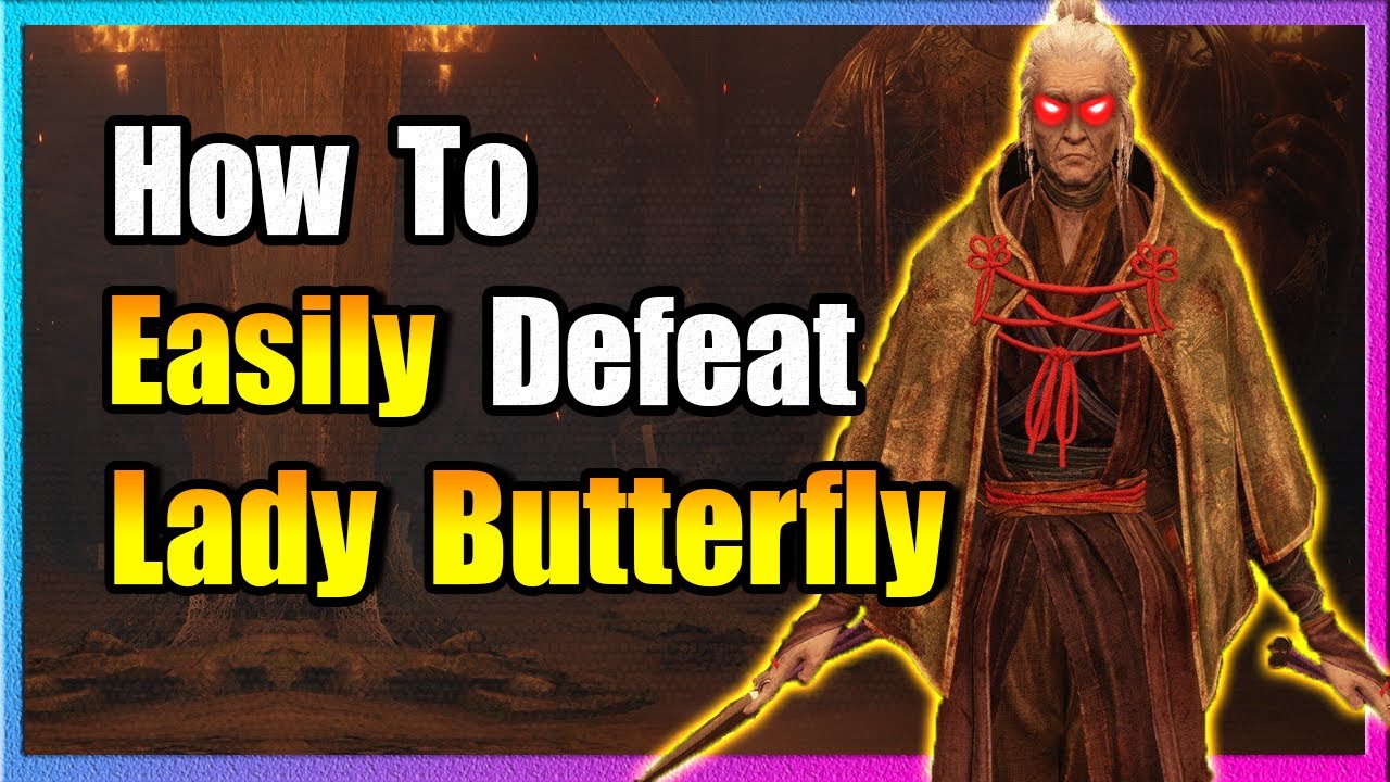 Как легко победить Леди-Бабочку — Sekiro