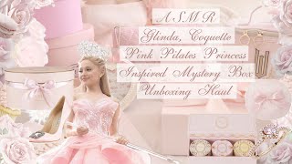 ASMR SOFT SPOKEN GLINDA, COQUETTE, PINK PILATES PRINCESS INSPIRED MYSTERY BOX UNBOXING HAUL screenshot 2