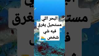 أغرب 5 معلومات عن البحر الميت ?? قصص_واقعية قصص