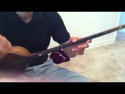 Turkmen Dutar  Lesson   Saz  Nar agajy