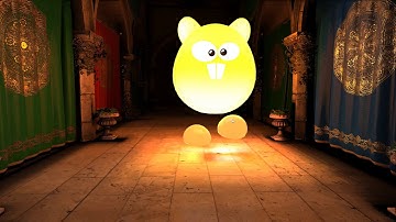 Voxel Cone Tracing, no light, emissive object