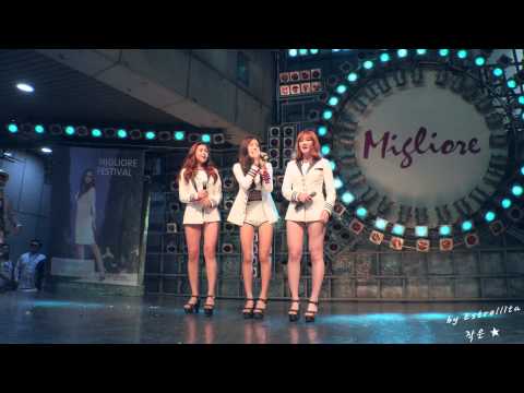 [4K] 20150621 포켓걸스(Pocket Girls) 밀리오레 버스킹 전체직캠 - 06.퇴장