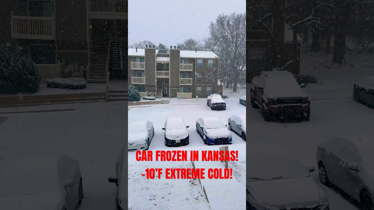 CAR FROZEN SOLID! 🥶 Extreme Cold Morning in Kansas City