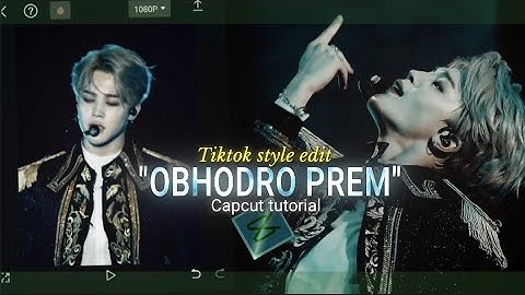 "OBHODRO PREM" - KPOP TIKTOK TREND CAPCUT TUTORIAL | BTS | TRENDING | VIRAL | EDIT | PARK JIMIN | CC