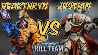 Strike Force Justian VS Hearthkyn Salvagers - Kill Team Battle Report