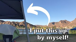 Quest Canopy 10x10 Setup | Real Time | Set It Up By Yourself!