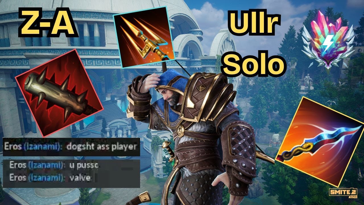 I'm a Fraud | Ullr solo lane SMITE 2 | Deity ranked Z-A series