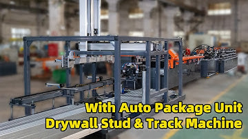 KINGREAL Full Automatic Stud And Track Roll Former | Drywall Profile Production Line