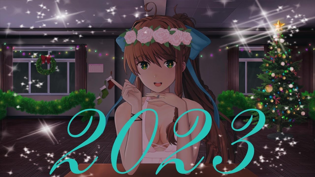 New Years With Monika! | "Monika After Story" DDLC Mod - YouTube