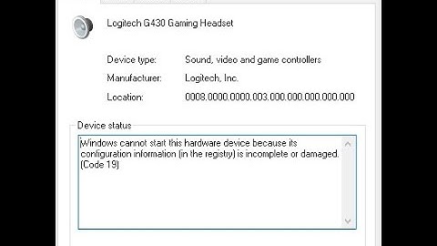 So beheben Sie Code 19: Windows kann dieses Hardwaregerät nicht starten