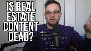 Why Did Most Real Estate Content Creators Quit?