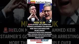 Elon Musk Criticizes UK Over Online Speech Investigations | PakCan News