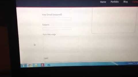 Successful contact form test