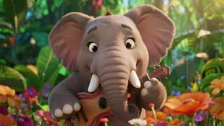 Telinga Besar Gajah 🐘👂 | Lagu Hewan Ceria untuk Anak | Bertepuk & Menari | Lagu Anak-Anak