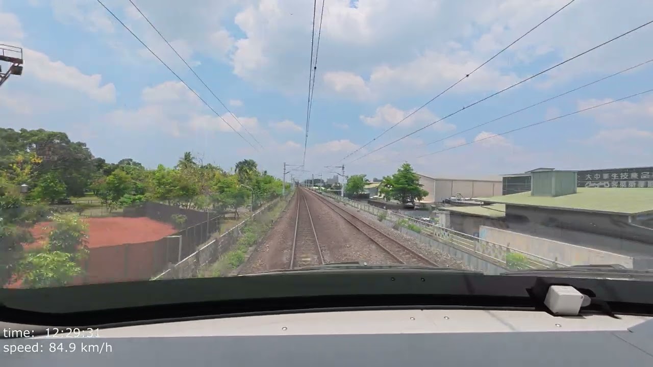2025.05.13 E500 176次 潮州-彰化 路程景 GPS