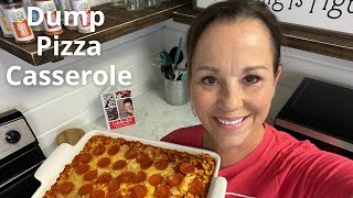 Dump Pizza Casserole | If your kids like pizza they will love this easy pizza casserole