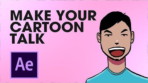 How to animate a character talking in After Effects Tutorial