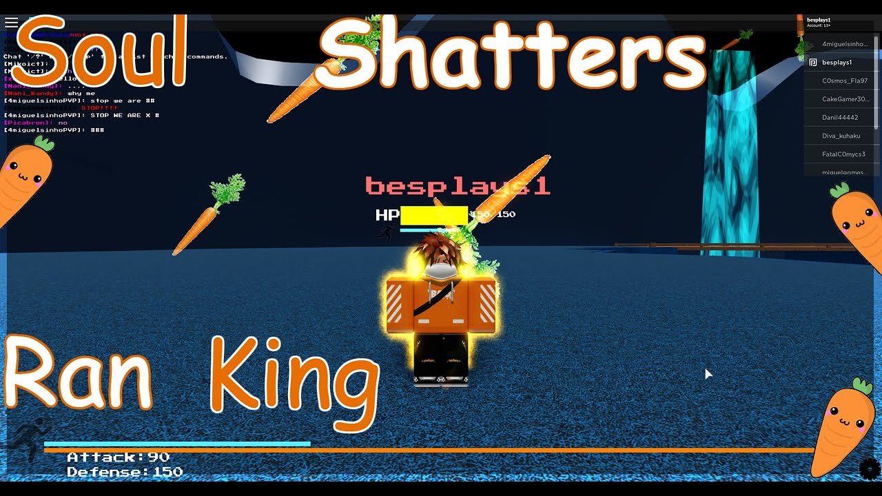 Роблокс soul. Soul Shatters. Roblox Soul Shatters Map. Roblox Carrot God Skin.