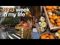 VLOG: an average nyc college week in my life