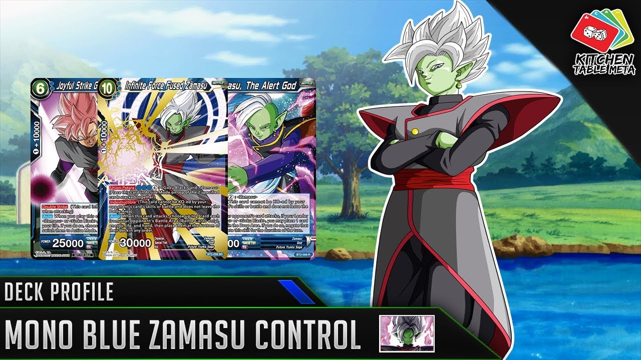 Dragon Ball Super Card Game DBS TCG Mono Blue Zamasu Control Deck